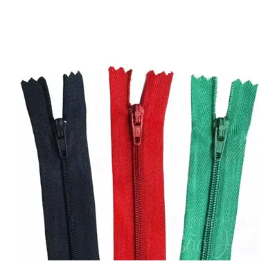 Zíper Nylon Fino Com Cordão